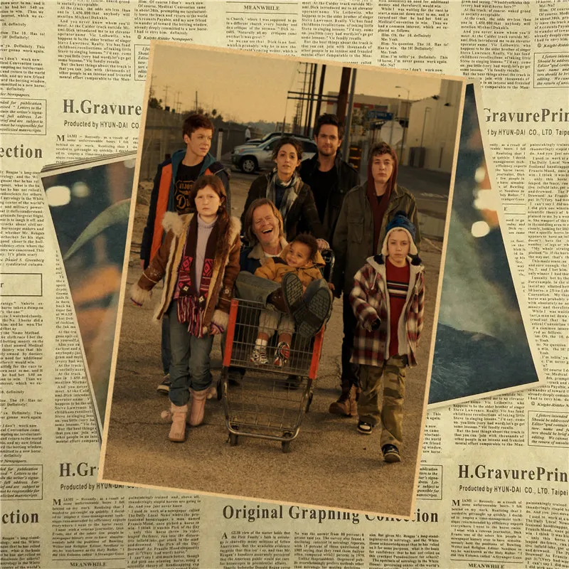 Винтажный постер из крафтовой бумаги с бесстыдным сердечником Классический