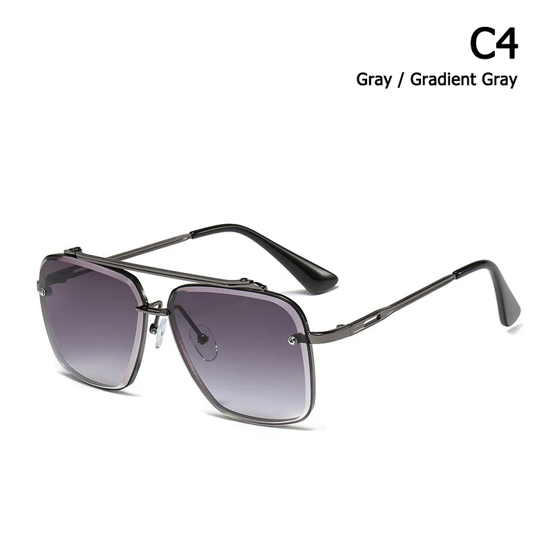 C4 Gray Gray JackJad модные классические Mach Six стильные градиентные солнцезащитные очки крутые Мужские Винтажные брендовые дизайнерские солнечные очки Oculos De Sol 95527 - Цвет линз: C4 Gray Gray