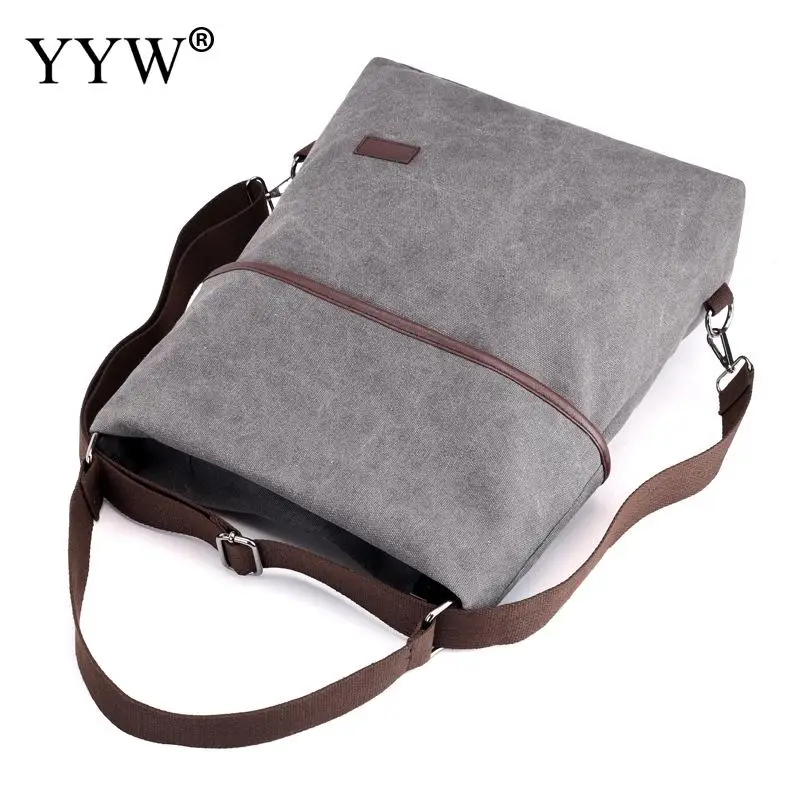 Мужская Холщовая Сумка модная дорожная сумка через плечо для подростков