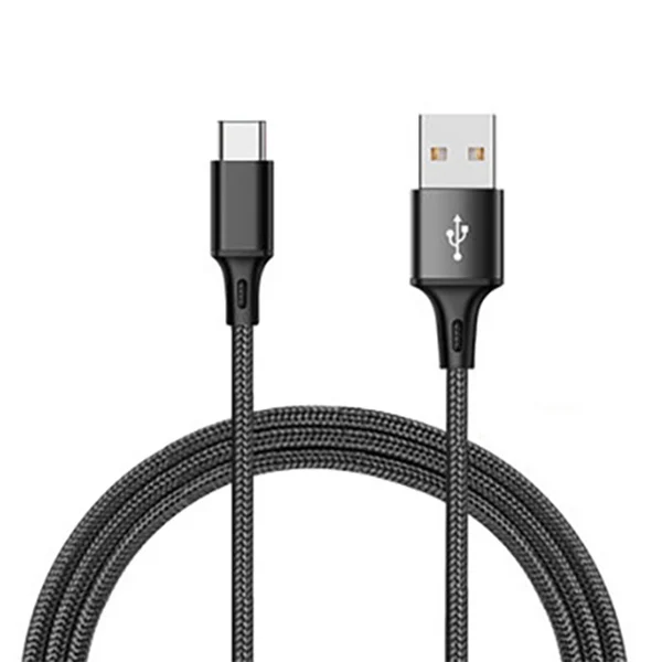 Черный NOHON Тип usb C зарядка кабель синхронизации данных для Xiaomi Mi5 huawei P9 заряд линия для SamSung Gaxaly S8 плюс Примечание 7 заряднеое устройство - Цвет: Черный