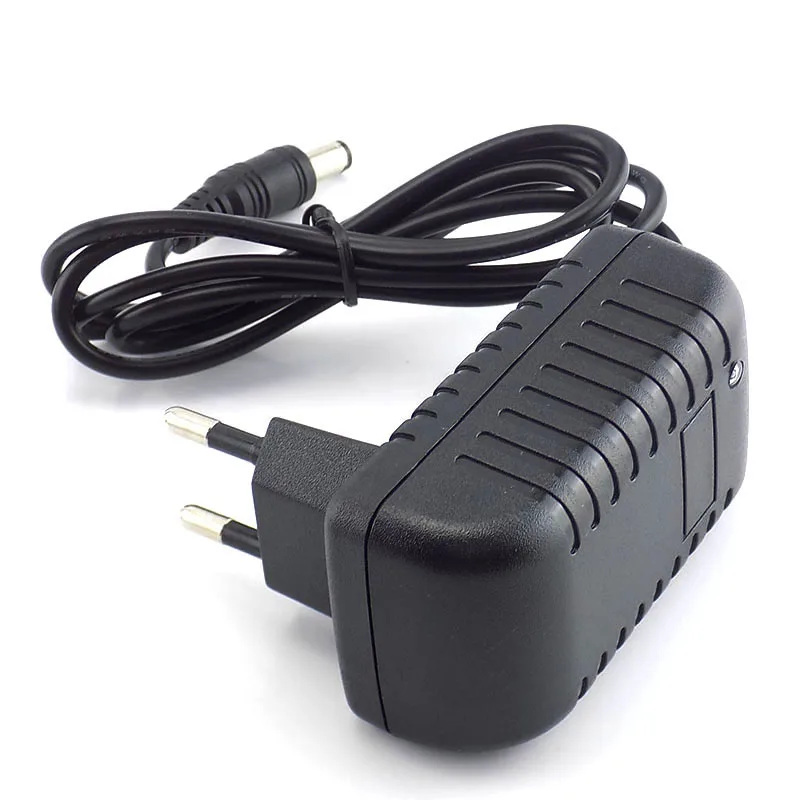 100-240V AC к DC постоянного тока, адаптер питания зарядное устройство адаптер DC 5V 12V 1A 2A 3A 0.5A US EU Plug 5,5 мм x 2,5 мм для переключатель ленточная Светодиодная лампа