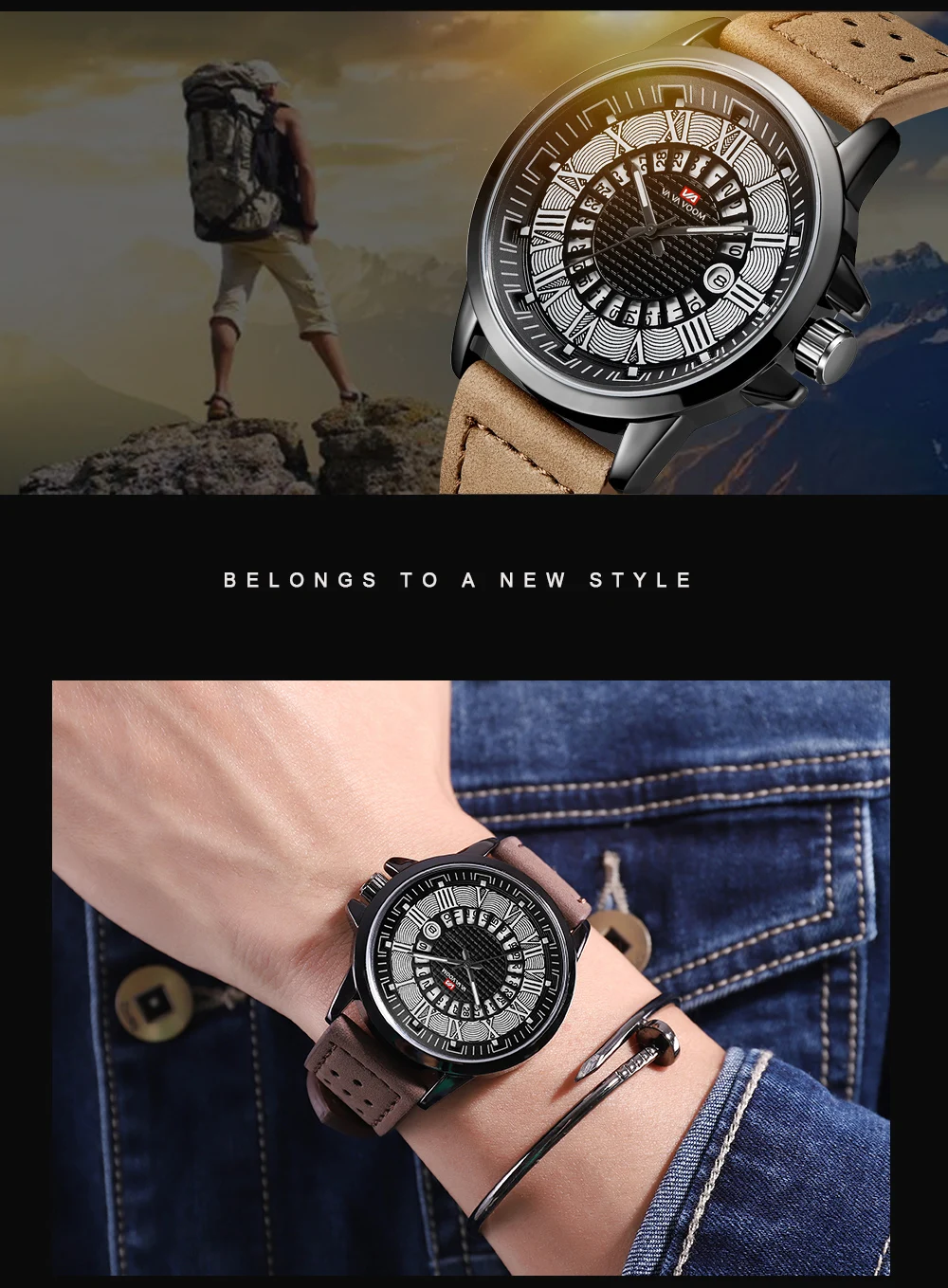 Rolex_watch VA VOOM модные часы мужские повседневные военные спортивные мужские часы Кварцевые аналоговые наручные часы Relogio Masculino