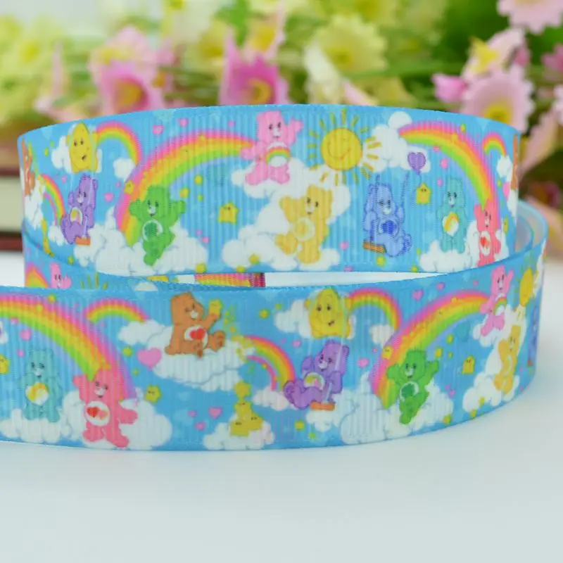 DUWES 7/8 &quot22 мм 2 5 10 20 50 ярдов Миньоны мультфильм печатных grosgrain ленты волос лук DIY