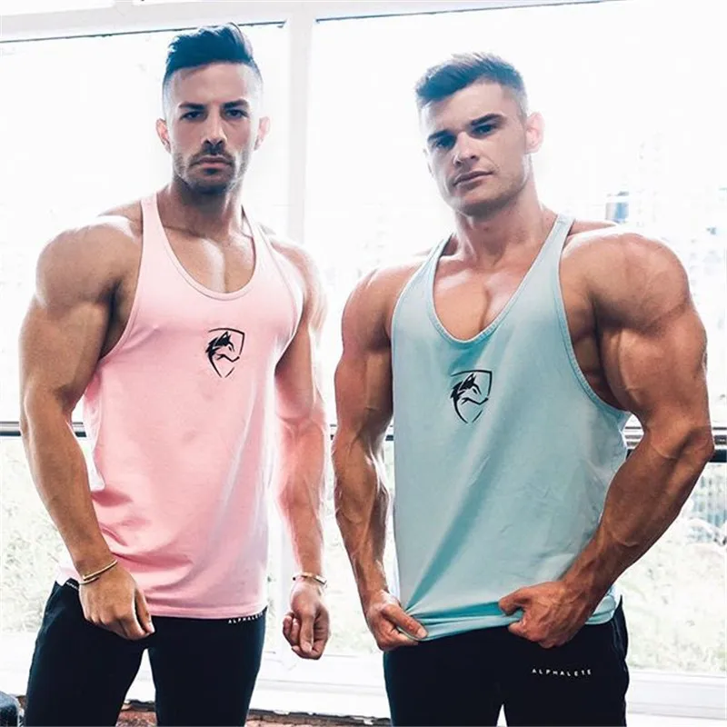 2019 летние Для мужчин бега жилет быстросохнущая Бодибилдинг Бег Жилет для одежда