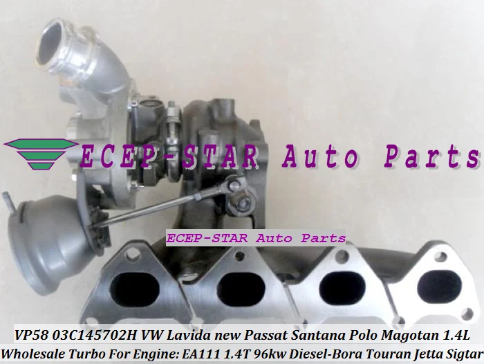 Turbo VP58 03C145702H для VW LAVIDA новый Passat Santana Polo Touran Magotan Bora Jetta Sigtar A3 Octavia EA111 1 4l 4 т 96 кВт|turbo