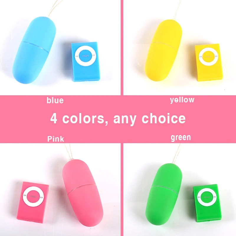 MP3 беспроводной пульт дистанционного управления вибратор-массажер