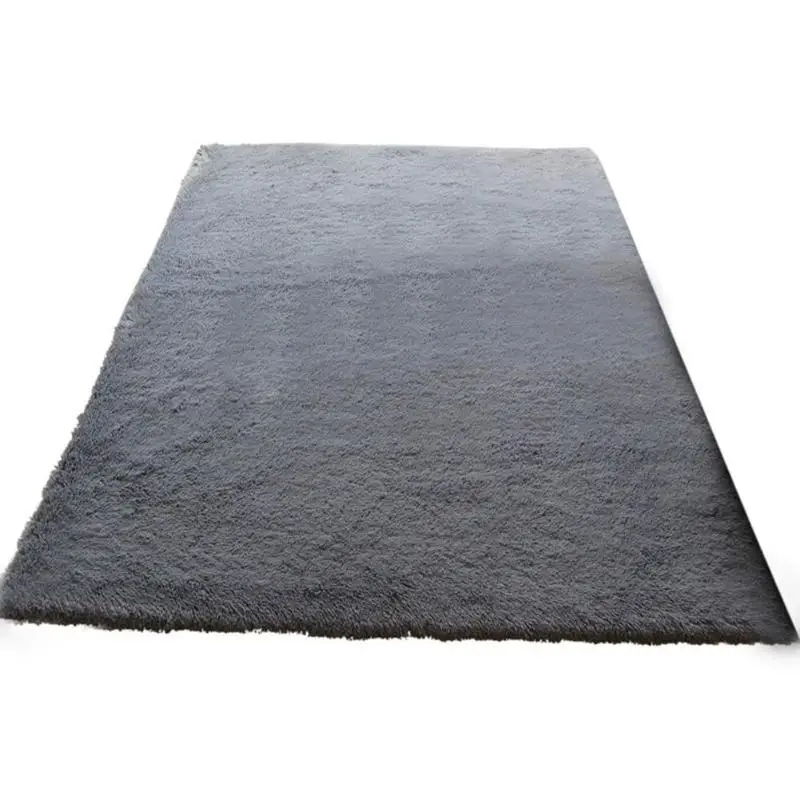 Grey Ковер для гостиной, спальни, противоскользящий мягкий ковер 120x80 см, коврик для комнаты, плюшевые напольные коврики, пушистые коврики для детской комнаты, ковер для гостиной, коврики - Цвет: Grey