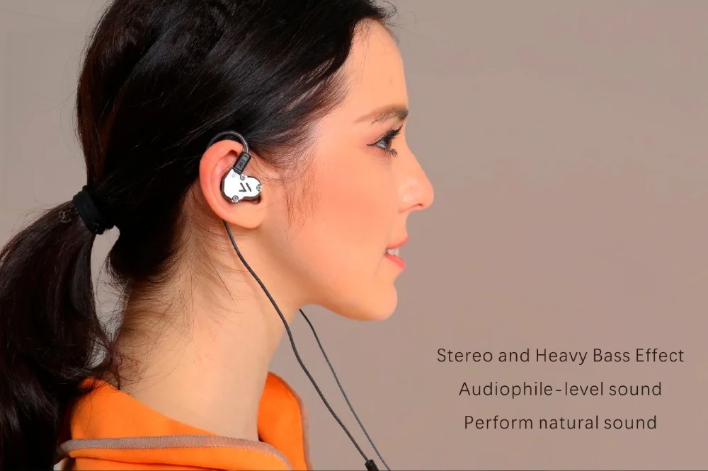 Наушники-вкладыши RevoNext QT2, бас-сабвуфер, Hi-Fi, DJ монитор, спортивные наушники для бега