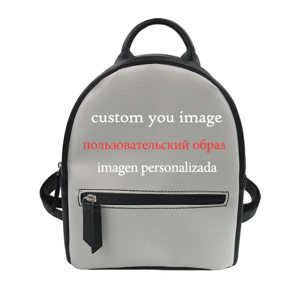 Z4-PU mini backpack Noisydesigns 3D индивидуальные сумки с рисунком, Прямая поставка, Холщовая Сумка для покупок, женские большие сумки, сумка через плечо - Цвет: Z4-PU mini backpack