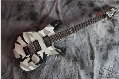 Esp ltd M200 BDC камуфляж металлической пожимая Гитары Электрический с Floyd Rose мосты