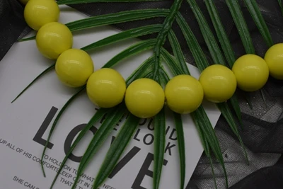 yellow Обновленный цвет, супер шикарные женские полимерные цветные бусы, сумочка на ремне для девушек, мода, большой размер 25 мм, жемчужный браслет, сумочка, ремень - Цвет: yellow
