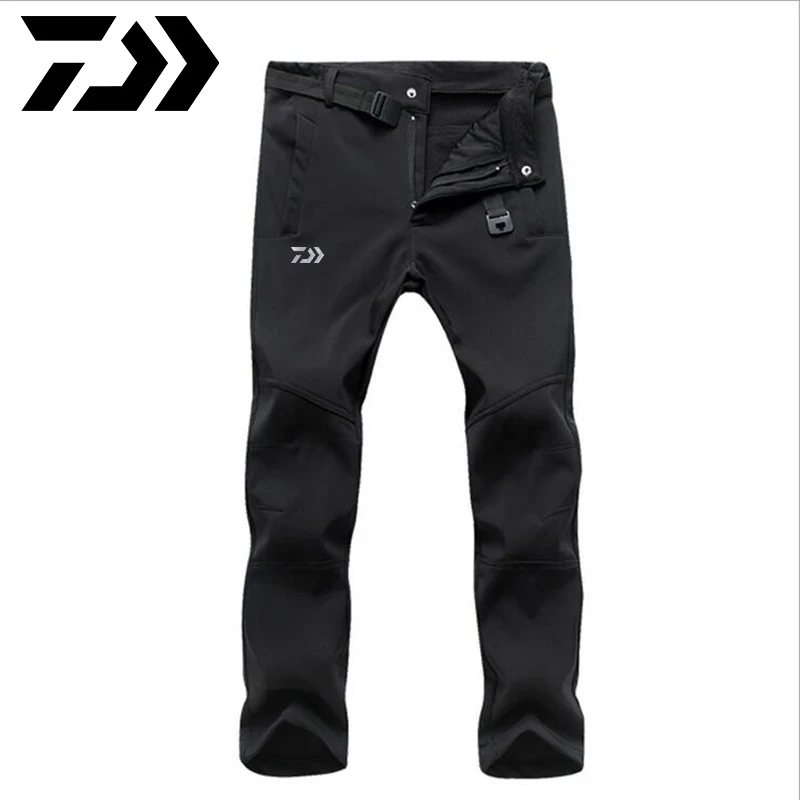 

Daiwa Camping Hiking Pants Winter Men Outdoor Sport Trousers Waterproof Fleece Fishing Pants Trekking Mountain Climbing