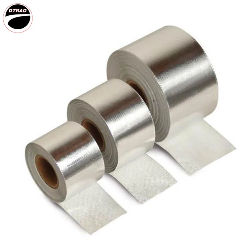 Cool Клейкие ленты рулона Aluminized тепла Обёрточная бумага барьер Мотоцикл ATV UTV|heat