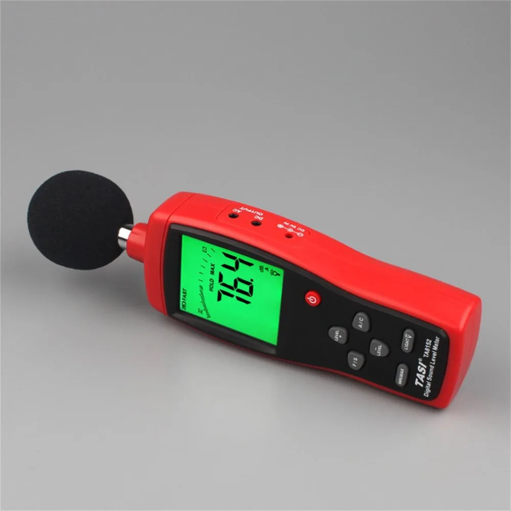 TA8152 Sound Level Meter Digital Noise Tester 30-130dB Decibel Monitoring Meters with Bracket | Инструменты