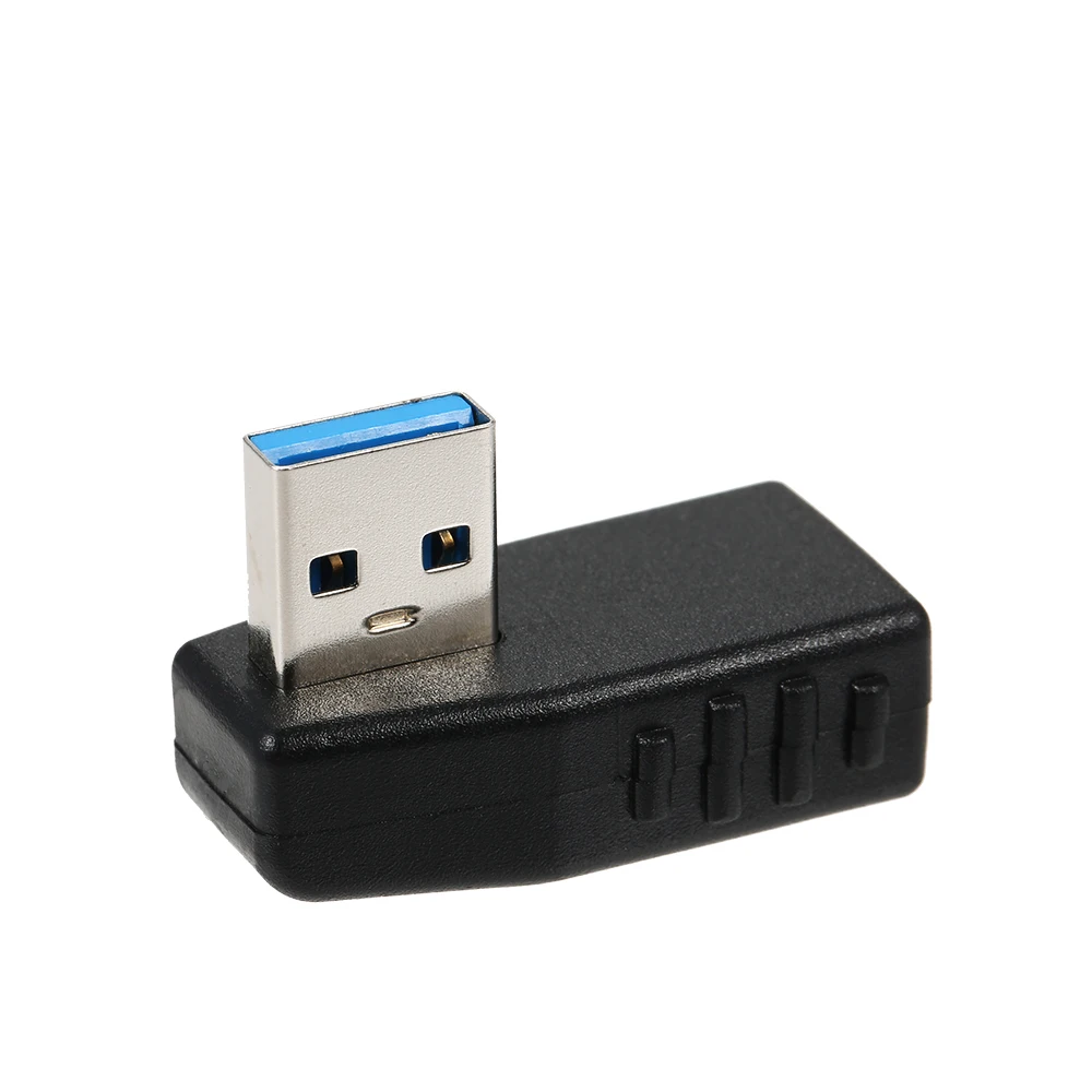 Адаптер USB 3 0 Вертикальный штекер-гнездо под прямым углом ТИП A адаптер