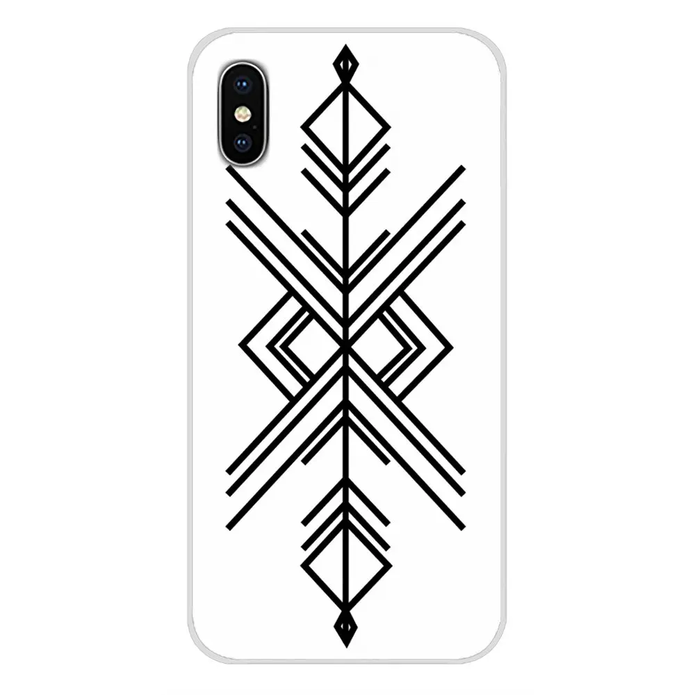 Для Apple iPhone X XR XS MAX 4 4S 5 5S 5C SE 6 S 7 8 Plus ipod touch мягкие чехлы латвийские этнические знаки