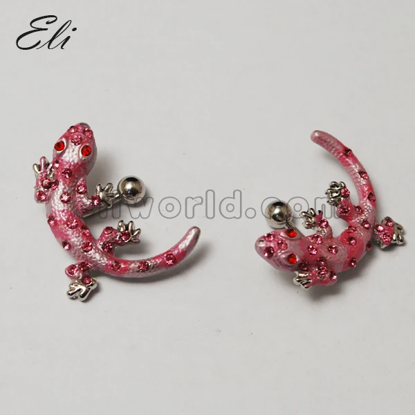 Пупка для пупка в виде ведра продаваемая как штука 14 г модная розовая Хрустальная