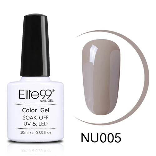 NU005 Elite99 Гель-лак УФ светодиодный телесный цвет серия УФ гель основа верхнее покрытие УФ лампа дизайн ногтей Горячая лак для ногтей - Цвет: NU005