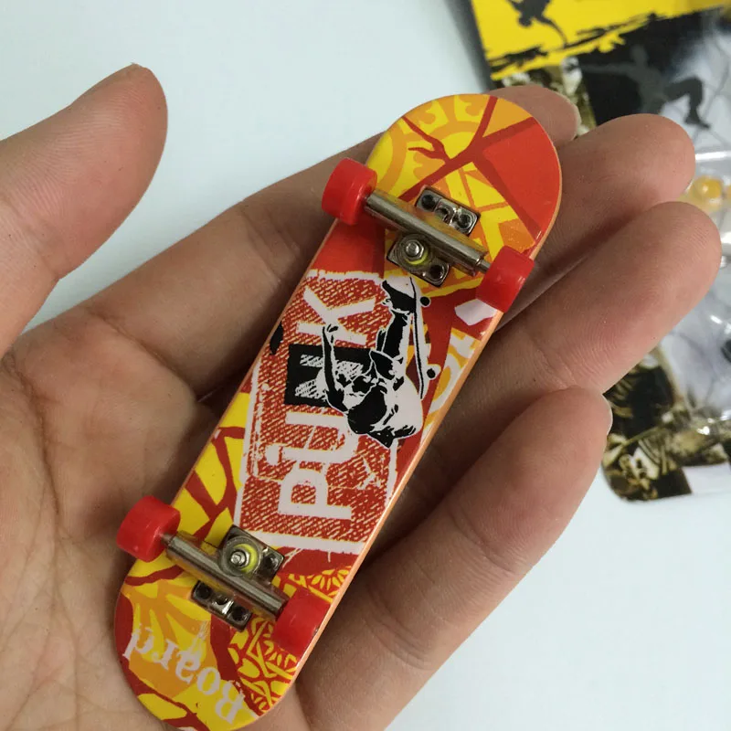 Мини доски для пальцев с подставкой из сплава Розничная коробка мини скейтборд