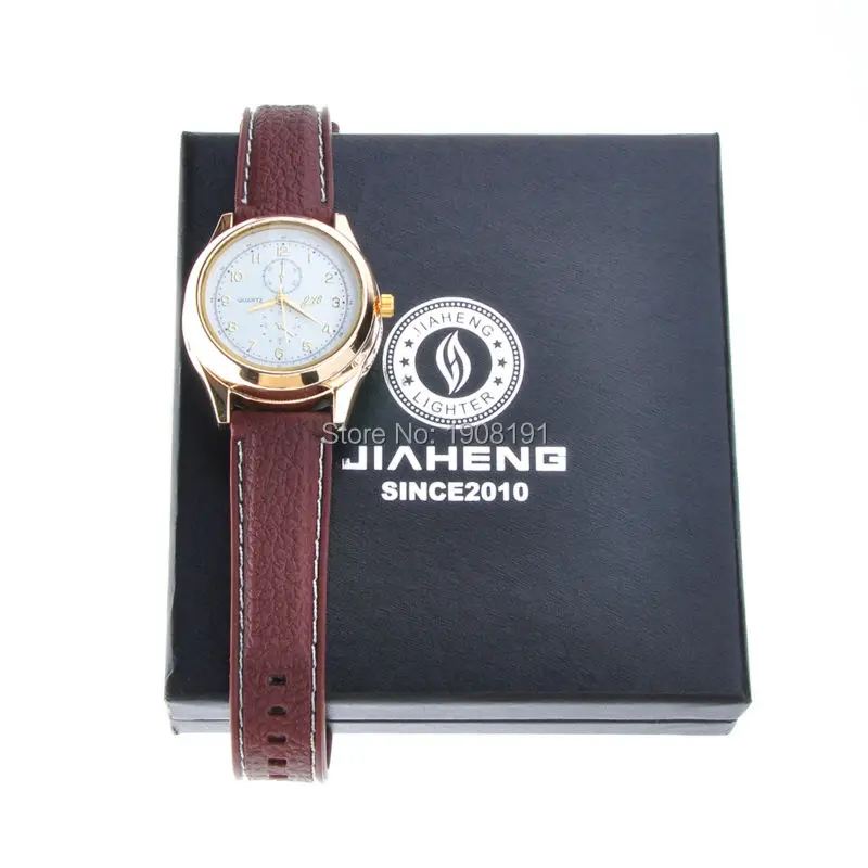 Модная Зажигалка для часов перезаряжаемые через USB ветрозащитные беспламенные