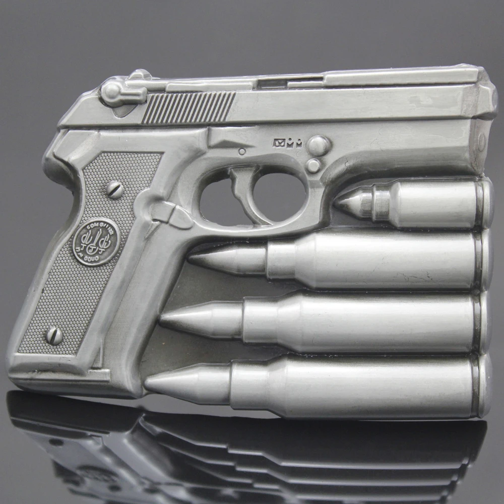 Мужской пистолет с посеребренным пистолетом военный западное Родео Техасский