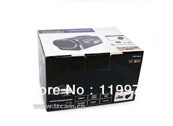 2012 New 16xdigital zoom 3.0 inch LTPS LCD screen FULL-HD 1080P 12MP hd digital video camera HDV-666 Free shipping | Электроника