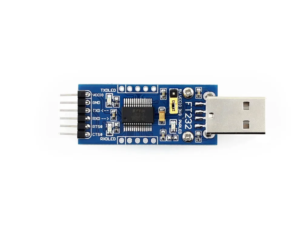 Плата USB UART FT232 Тип C модуль связи USB-UART (TTL) разъем USB-C Поддержка Mac OS Linux Android Windows 7/8... |