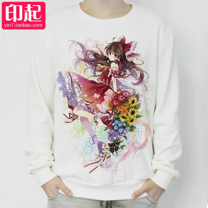 Худи TouHou Project для косплея аниме Hakurei Reimu plus бархатное осенне-зимнее пальто мужчин и