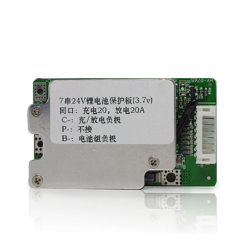 BMS 24V 7S String 20A Защитная плата баланс радиатора для 18650 балансировки литий-ионная аккумуляторная батарея