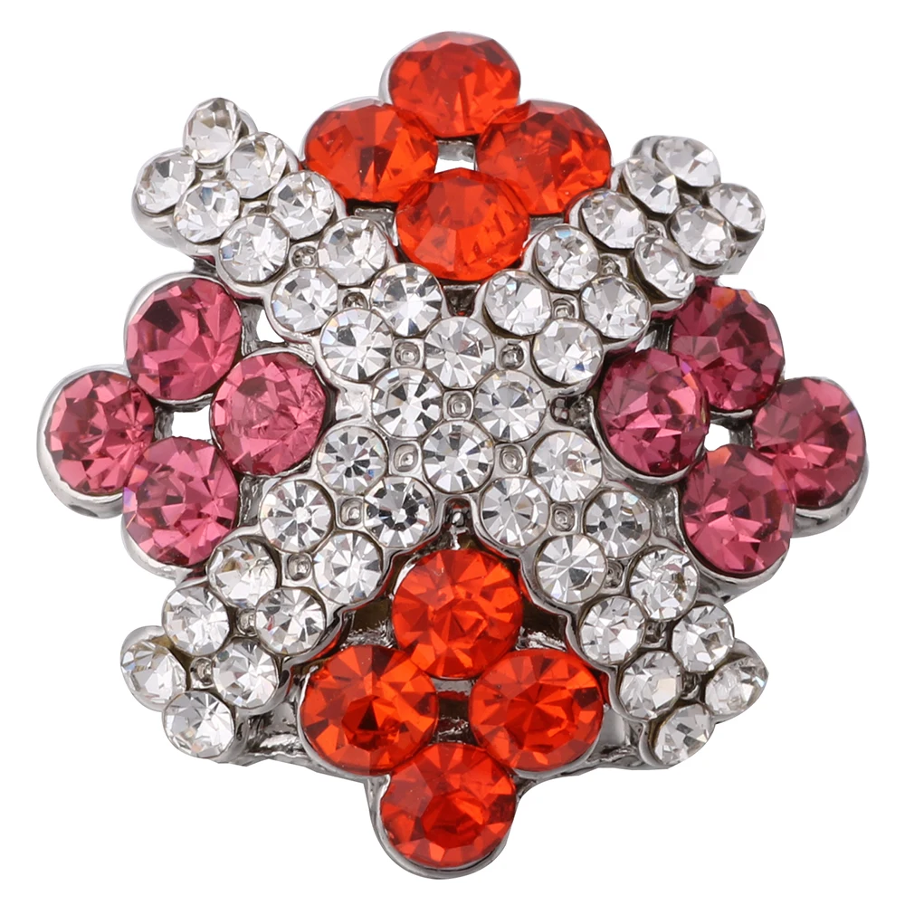

10pcs/lot New Christmas Snaps Jewelry Rhinestone Christmas Snap Buttons Fit 18mm Snap Button Bracelet Merry Christmas Gift