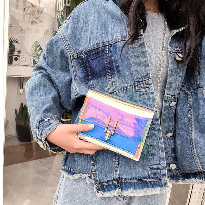 Женская сумка через плечо модная прозрачная пляжная новый дизайн 2019 | Багаж и