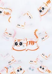 M orange Cute Cat Transparent Cosmetic Bag Travel Makeup Case Women Drawstring Bath Organizer Storage Pouch Toiletry Wash Beaut Kit - Цвет: M orange