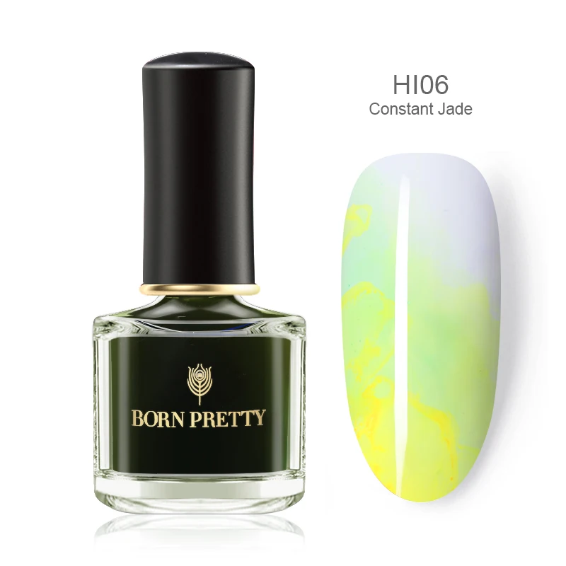 BP-HI06 От BORN PRETTY-цветок лак для ногтей 6 мл разноцветные, для ногтей арт-дизайн цветок маникюрный лак салон Красота для дизайна ногтей - Цвет: BP-HI06