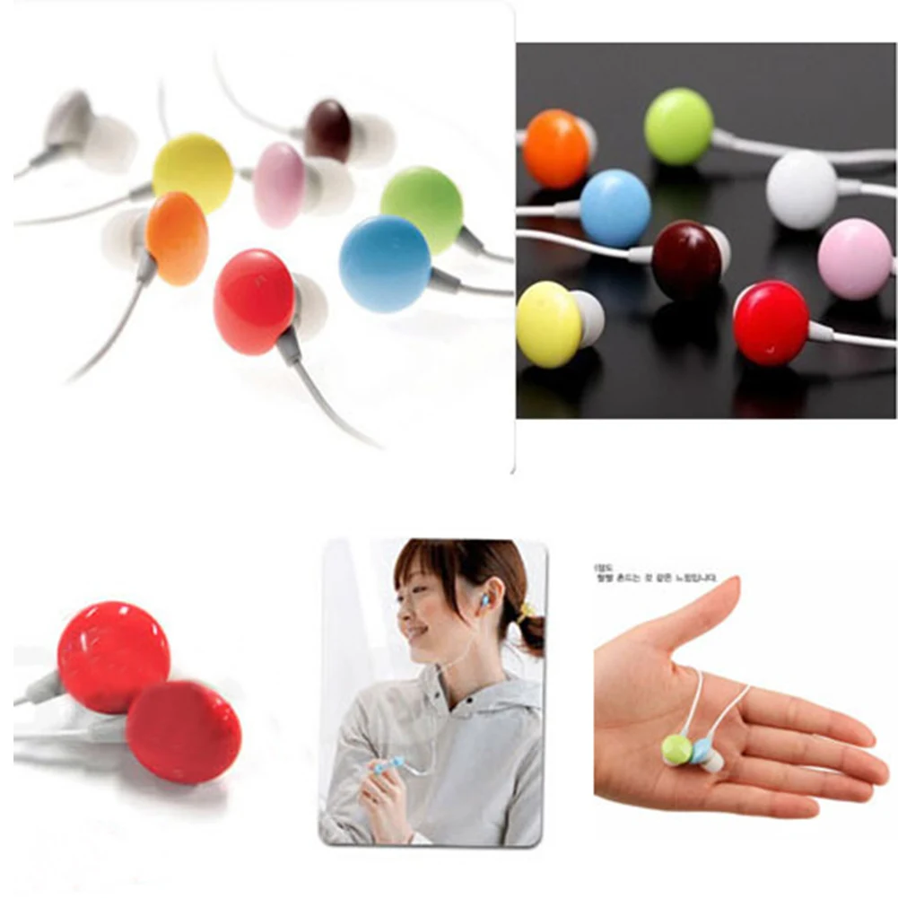 Candy Красочные наушники музыка наушники-вкладыши стерео игровой Xiaomi | Электроника