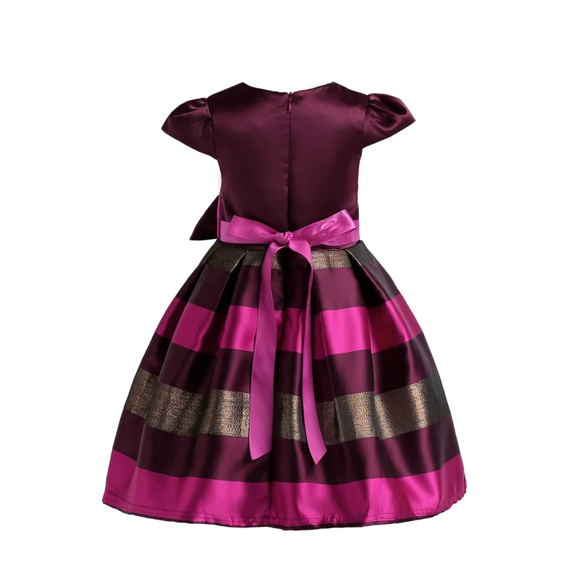 Платье в полоску для девочек наряд вечеривечерние выпускного вечера наряды на