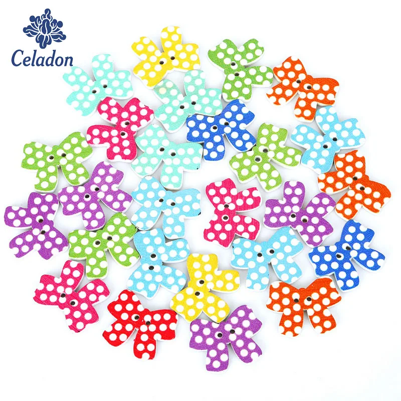 50 шт., разноцветные аксессуары для рукоделия, 30 х23 мм