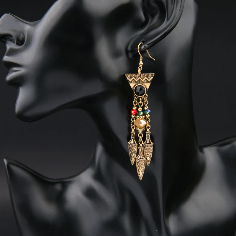 Год Сбора Винограда способа Заклепки Подвески Долго Люстра Этнические Серьги