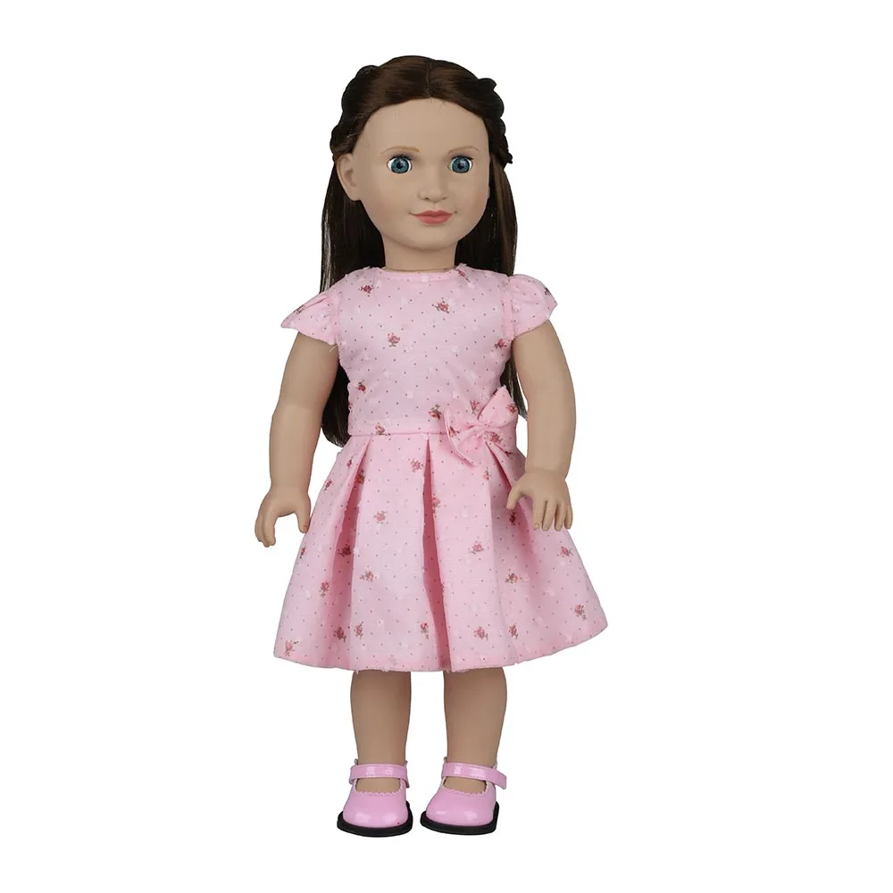 WOLDOL 18 дюймов Новые силиконовые Reborn Baby куклы в розовый о прекрасный кукла реборн
