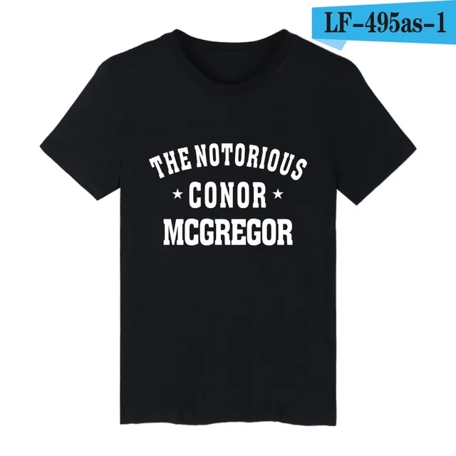 black Dethrone Conor McGregor Dublin футболка для мужчин, модная мужская футболка с коротким рукавом, брендовая качественная хлопковая футболка, топы, быстрая - Цвет: black