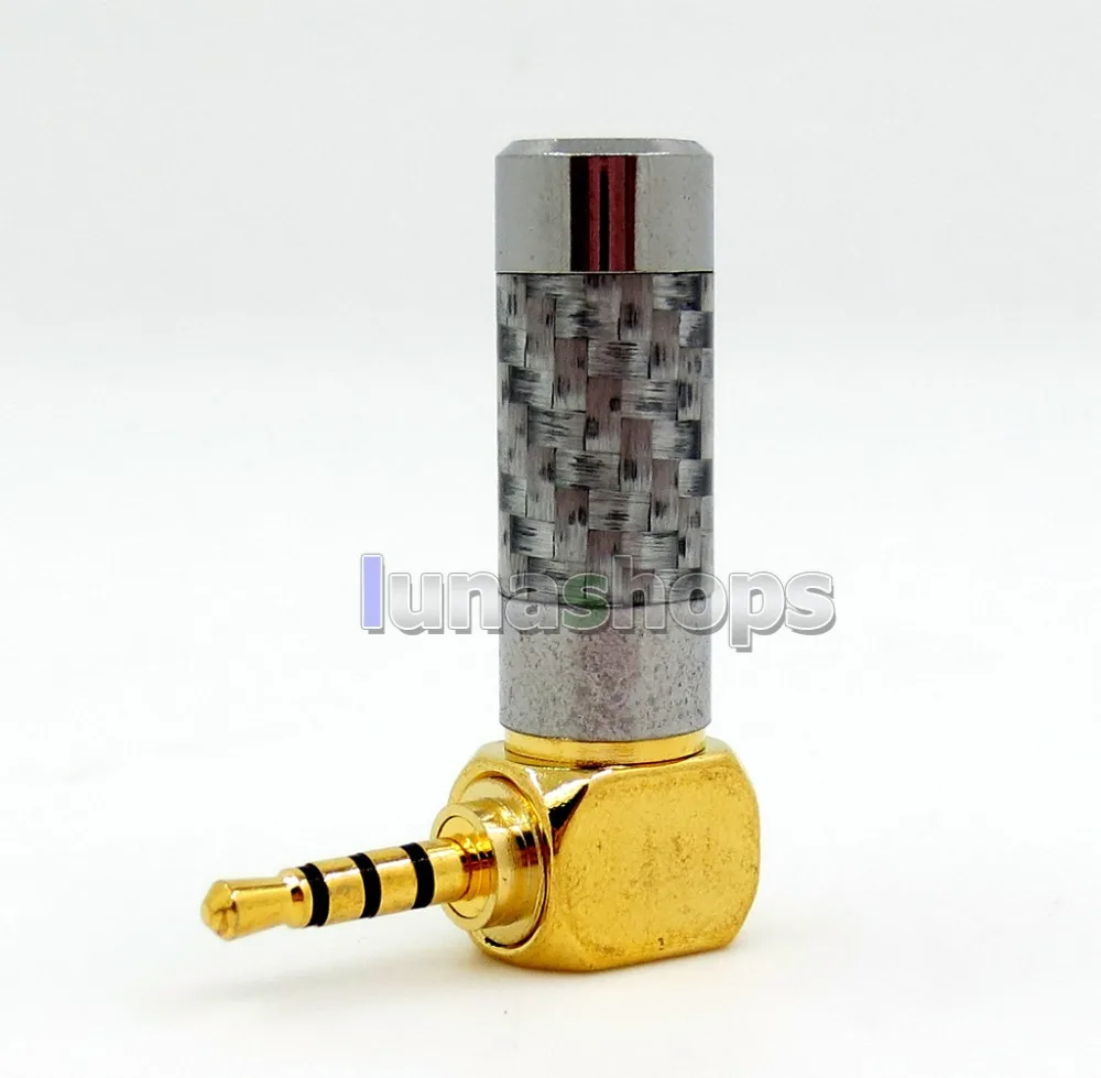 LN005628 L-образный с родиевым покрытием 2 5 мм 4-полюсный адаптер TRRS для Astell &amp Kern AK380