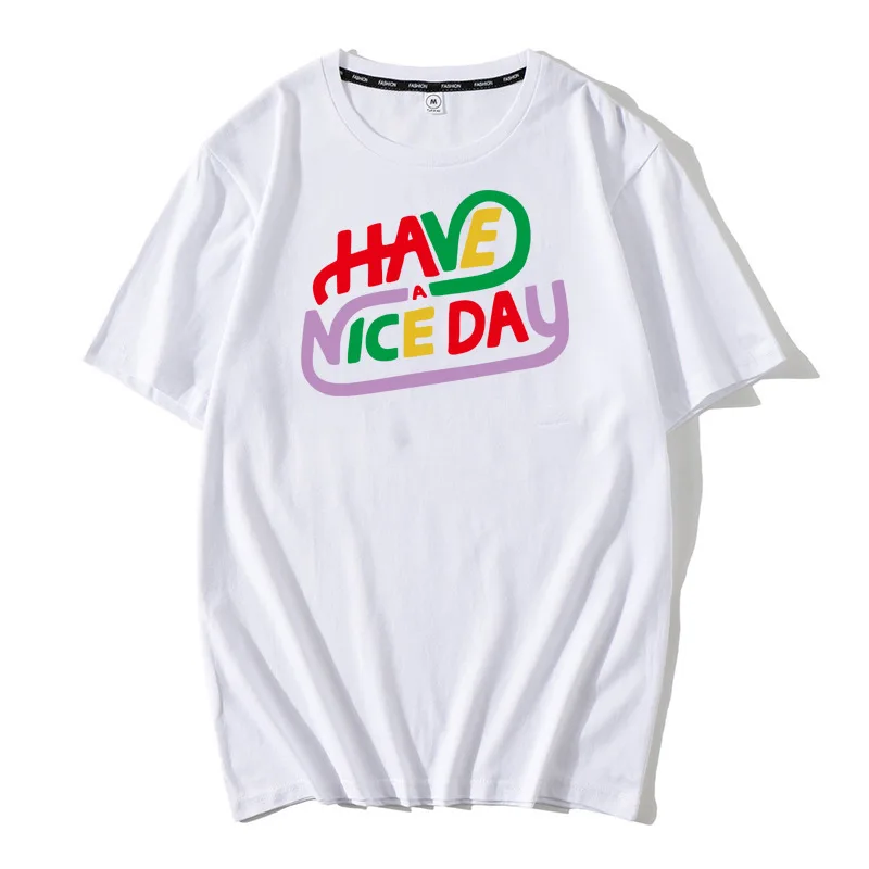 2019 Kawaii HAVERICE летние хлопковые топы футболки большие размеры с круглым вырезом