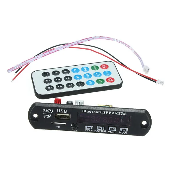 Автомобиль Bluetooth MP3 WMA декодер доска 12 В Беспроводной аудио модуль USB TF Радио