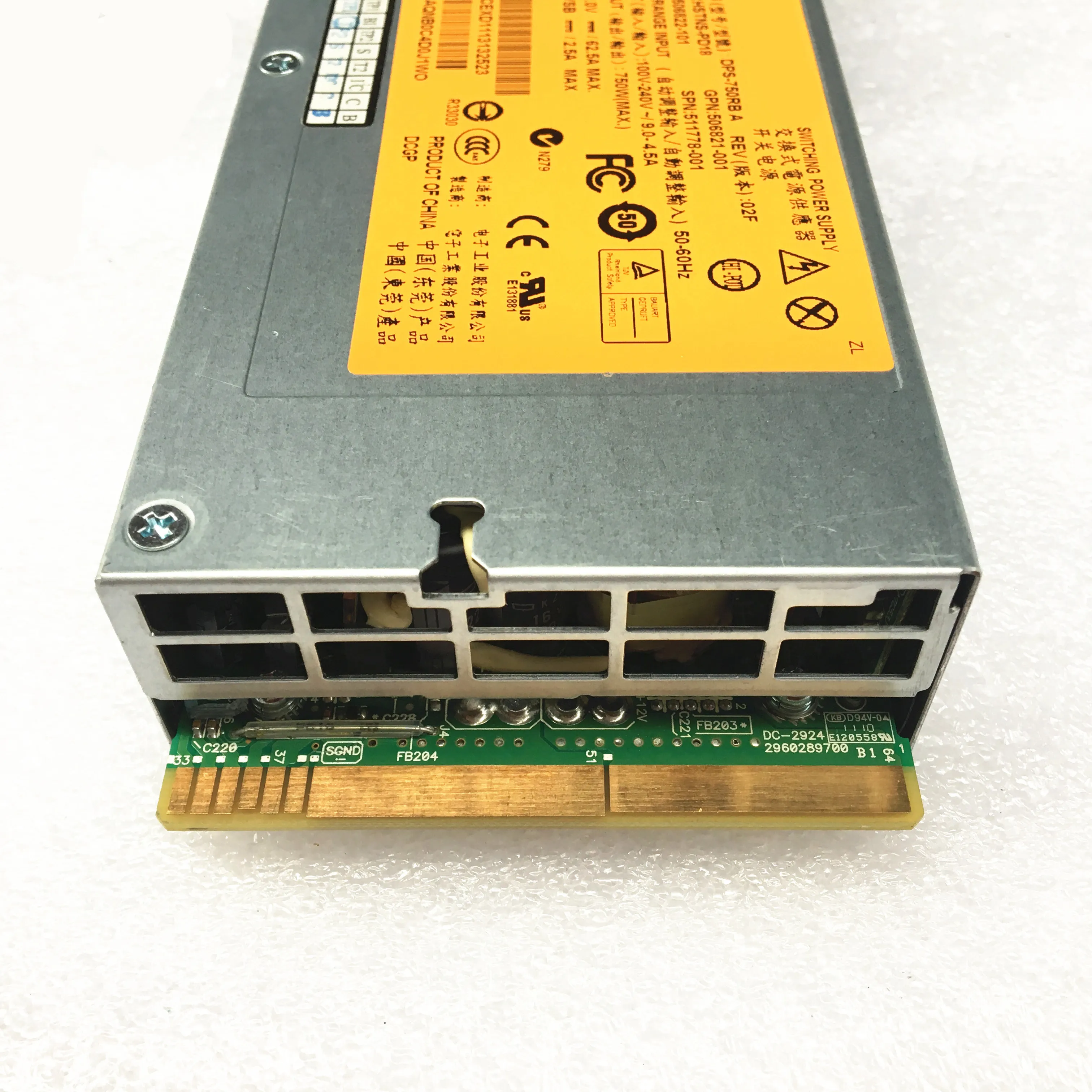 DL380G6 серверный блок питания DPS 750RB в 506822 101 506821 001 511778 аккумулятор большой емкости