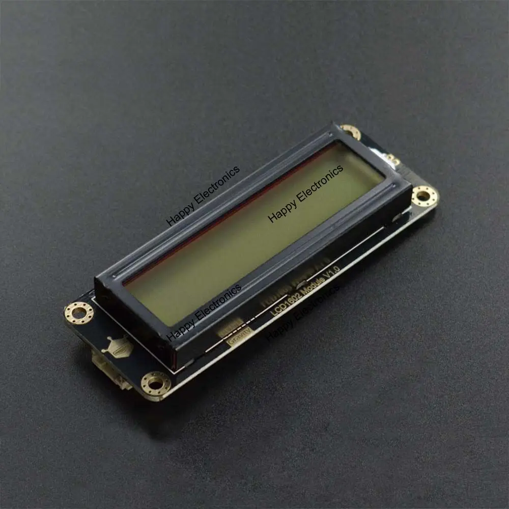 DFRobot гравитационный IIC/I2C LCD1602 Arduino ЖК-дисплей модуль 3 ~ 5 0 В подсветка синий зеленый