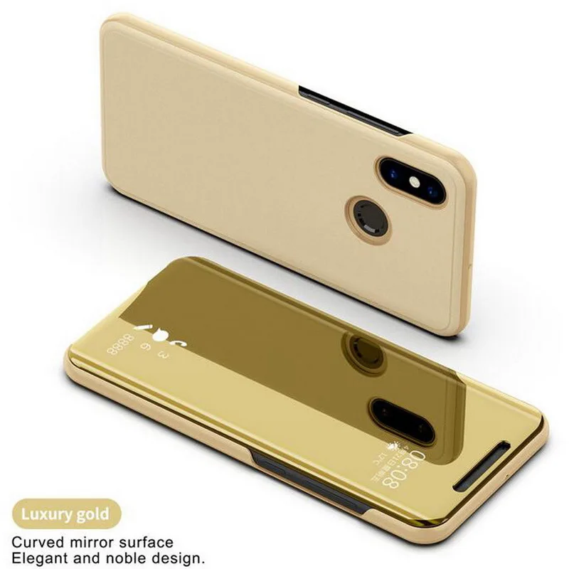 Магнитный прозрачный умный флип-чехол для Xiaomi mi Mix 2 Max 3 A1 A2 Lite 8 SE Poco F1 Red mi Note 7 6 5 Pro 4 4X 5A Prime