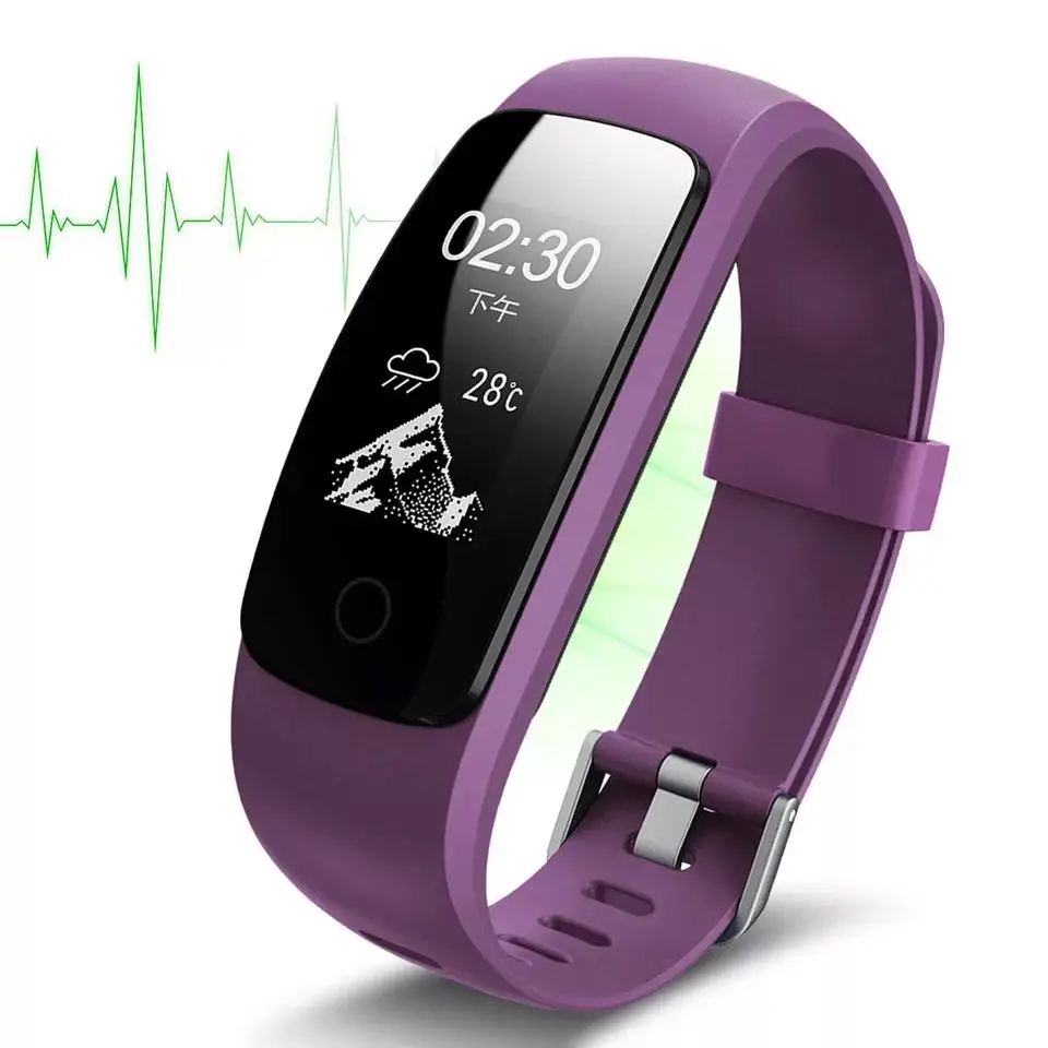 ZoneQuality ID107 plus GPS смарт-браслет HR Fitnes Bluetooth Браслет спортивный трекер активности С