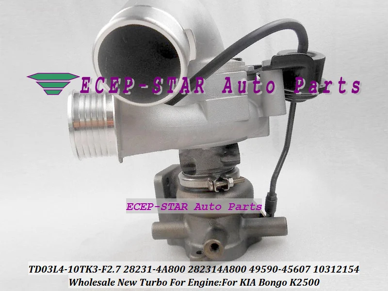 TURBO TD03L TD03L4 10TK3 F2.7 28231 4A800 282314A800 49590 45607 10312154 для KIA Bongo K2500 2.5L 1.5L|turbo turbo turbo|turbo kiakia |