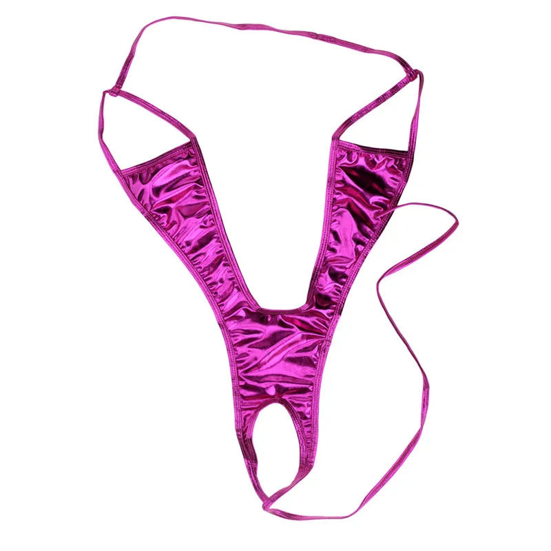 Женское сверхсексуальное эротическое нижнее белье из лакированной кожи с