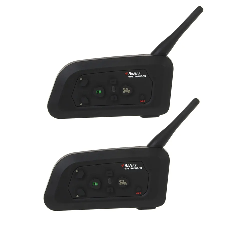 Bluetooth гарнитура Vnetphone V4 для мотоцикла и велосипеда 1200 м|intercom for motorcycle|vnetphone v44 riders |