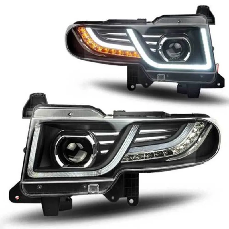 1 пара автомобильных фар HID ксеноновый проектор для Toyota FJ Cruiser 2007- светодиодный фонарь+ задние фары+ решетка FJ Cruiser